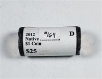 BU roll of 2012-D  Native America Dollars