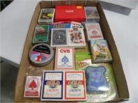 Playing Cards: Disney Tinkerbell, coca cola etc