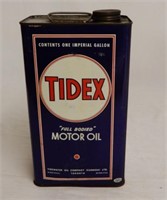 TIDEX MOTOR OIL IMP. GAL CAN