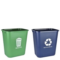 $34 Wastebasket Bin for Recycling and Waste