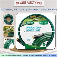 SCOTTS(50', 5/8", 300-PSI) GARDEN HOSE