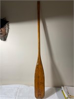 Antique canoe paddle made in Canada