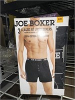 Size Medium Joe Boxer Mens 3 Pack Cotton Loose