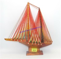 String Art Boat (15 x 14)