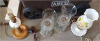 (4) Vintage Lamps