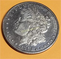 1878S Morgan Silver Dollar DMPL!