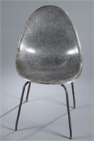 Charles & Ray Eames style fiberglass side chair.