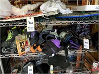 Shelf of Inline Skates, Knee & Elbow Pads, Extra