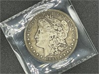 1894-S Morgan silver dollar