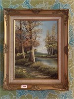 Original oil painting signed Cantrell