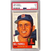 1953 Topps Mel Parnell Psa 5