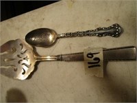 Sterling Silver Salad Fork & Chicago Spoon