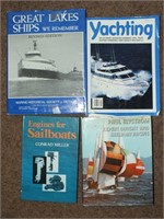 BOOKS, "YACHTING", "ENGINES FOR SAILBOATS", MORE