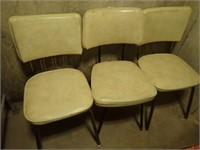 (3) Padded Chairs