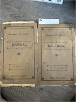 2PC ANTIQUE JOURNALS FROM RECIPES TO POEMS MORE