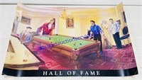 Hall of Fame Billiards Poster (40 x 27)