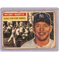 Low Grade 1956 Topps Mickey Mantle