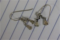 A Pair of Sterling Earrings