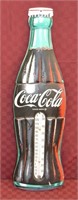 Vintage 30" Metal Coca Cola Thermometer Sign