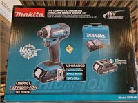 NEW MAKITA 18V LITHIUM IMPACT, WITH BATTERY AND