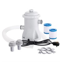 C1536  Dcenta Pool Pump, 330 GPH, 2 Filter Cartrid