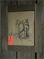 Hand Drawn Western/Cowboy artwork