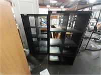2 Black  8-Cube Storage Organizer