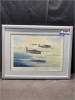 SIGNED ROBERT TAYLOR "LOW HOLDING OVER THE SEA