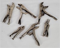 6 Locking Pliers - Vise Grip, Stanley