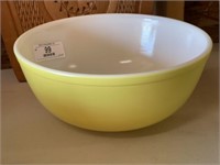 Large yellow Pyrex Mixing Bowl