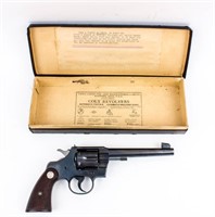 Gun Colt Officers Model Revolver in 38spl mfg:1937