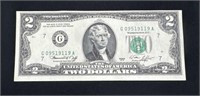1976 D7 $2 Bill Uncirculated