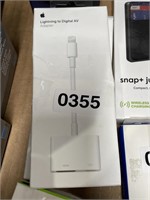 APPLE LIGHTNING DIGITAL AV ADAPTER 2PK RETAIL $140