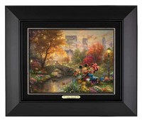 Mickey & Minnie Central Park Framed Canvas Kinkade