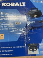 KOBALT PORTABLE AIR COMPRESSOR RETAIL $120