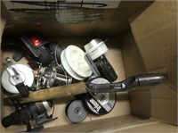 Fishing reels, line, and parts