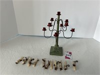 7"x10"H Vintage Candle Stick Holders