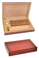 WF2293  DUCIHBA Cigar Humidor Box - Cedar, Cherry