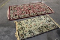 (2) AREA RUGS 60"x102" AND 35"x60"