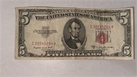 1953 United States $5 Silver Certificate