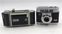 2 Vintage Cameras Universal Roamer I Camera &