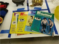 Lot Of Vintage Wrestling Programs
