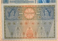 Lot of 5 – Austria-Hungary Banknotes “1000 Kronen”