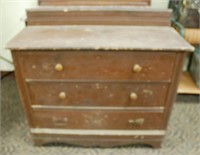 Antique Painted Dresser as Found