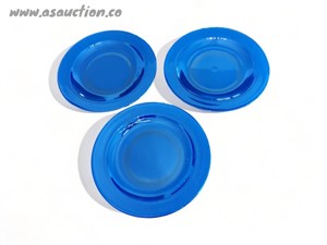 Mosser Glass 8" Cobalt Blue Dinner Plate