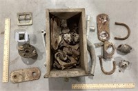 Metal Parts w/ wood drawer