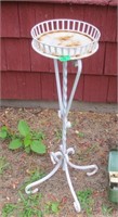 Rod iron plant stand