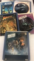 Lot of 5 laser discs - Black hole Raiders of the