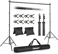 Emart Backdrop Stand 10x7ft(WxH) Photo Studio Adju