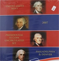 2007 PRESIDENT DOLLAR SET